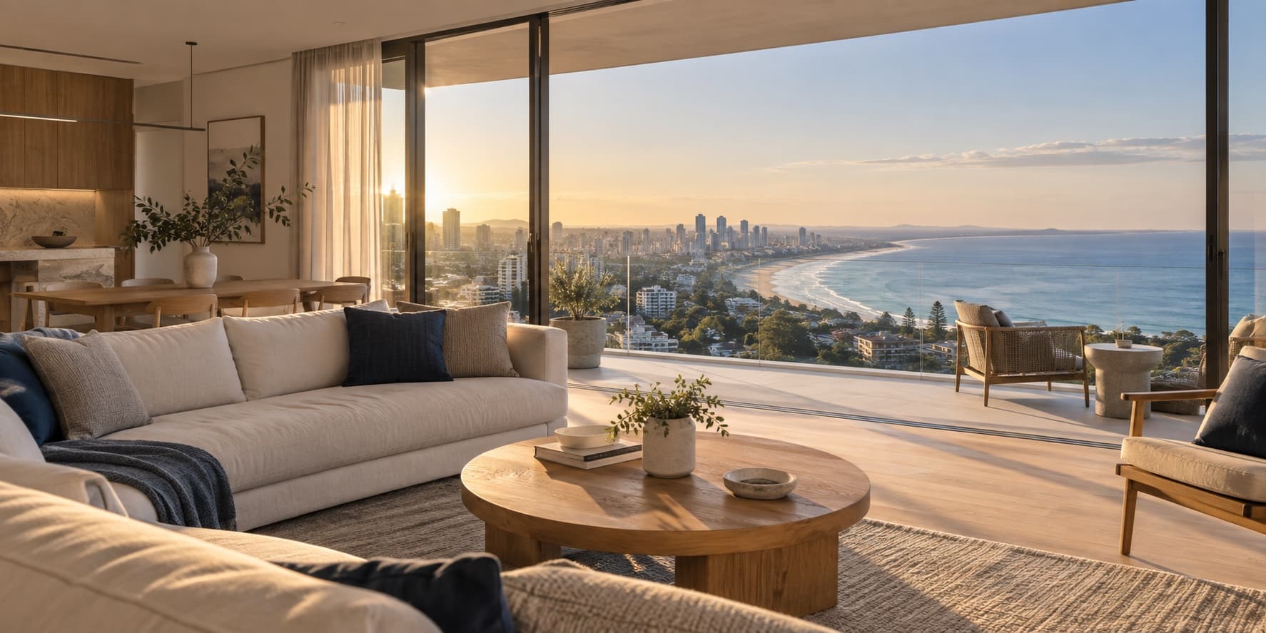 Australian coastal apartment representing lifestyle choice and property strategy